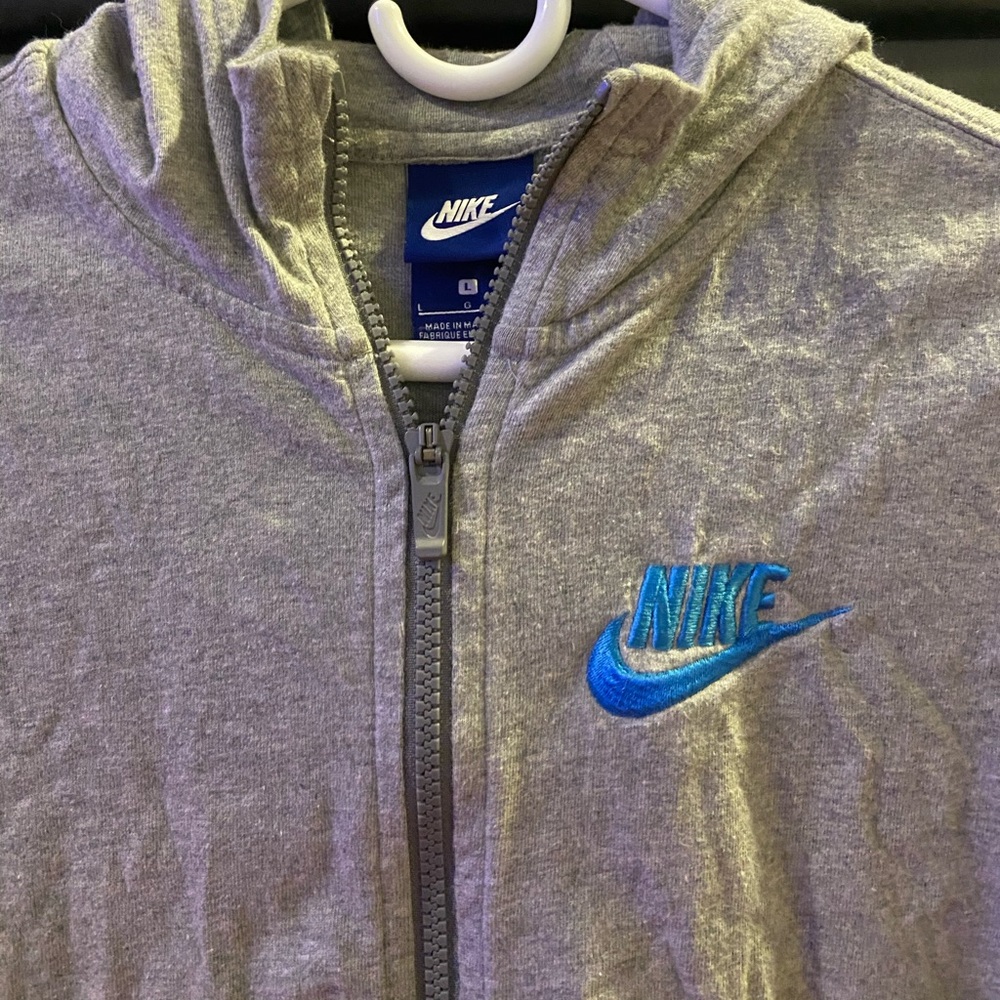 Women’s Grey Nike Zip Up